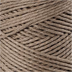 Creativ Company Macramé Cord, L: 198 m, 2 mm, Light Brown, 330 G, 1 Roll