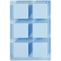 Creativ Company Silicone Mould, H: 2,5 cm, L: 21,5 cm, W: 14,5 cm, 60 ml, Light Blue, 1 pc
