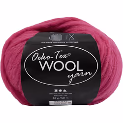 Creativ Company 4824542, Craft, Pink, Wool, 50 m, 100% Wool, 50 g