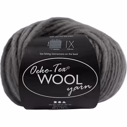Creativ Company 4824582, Craft, Grey, Wool, 50 m, 100% Wool, 50 g