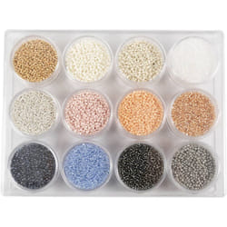 Creativ Company 68236 beads Seed bead Glass Multicolour 12 pc(s)