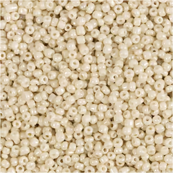 Creativ Company 686930, Glass, White, Seed bead