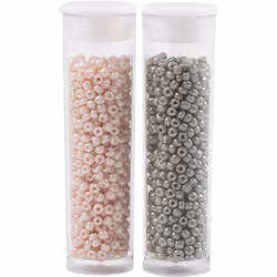 Creativ Company 68691, Glass, Grey, Rose, Seed bead