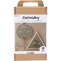 Creativ Company Craft Kit Embroidery, Children's craft kit, Multicolour