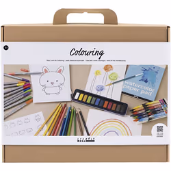 Creativ Company 970846, Colour pencil, Marker, Sharpener, Crayon, Eraser, 6 yr(s), Boy/Girl, Child, Boy/Girl, 20 markers, 1 b ...