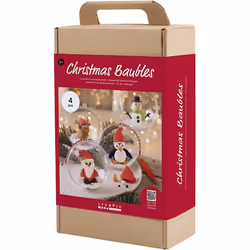 Creativ Company Craft Kit Christmas Baubles