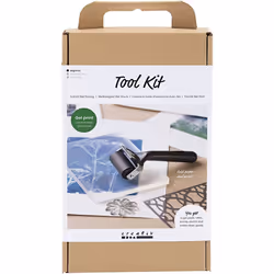 Creativ Company 977755, Paint roller kit, Black, Metallic, Transparent, Hanging box, 1 pc(s)