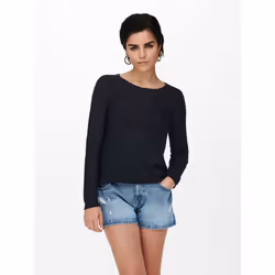 ONLY 15113356, Pullover, Adult, Female, Blue, Navy Blazer, XXL
