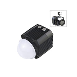 PULUZ 60m Underwater LED Fill Light for GoPro HERO12/11/10/9/8 & Action Cameras (Black)