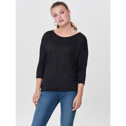 ONLY 15124402 Top (garment) Round neckline Long sleeve Elastane, Polyester
