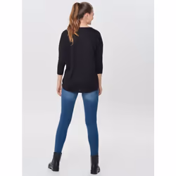 ONLY 15124402 Top (garment) Round neckline Long sleeve Elastane, Polyester