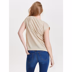 ONLY 15136069 Top (garment) V-neck Short sleeve Polyester, Viscose