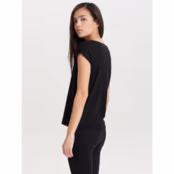 ONLY 15136069 Top (garment) V-neck Short sleeve Polyester, Viscose