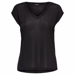 ONLY 15136069 Top (garment) V-neck Short sleeve Polyester, Viscose