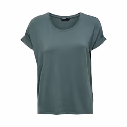 ONLY 15106662 T-shirt Round neckline Short sleeve Elastane, Polyester, Viscose