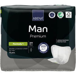 Abena Man Formula 1 Incontinence Pads for Men  Eco-Friendly Mens Incon