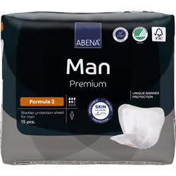Abena Man Formula 2 Incontinence Pads for Men Eco-Friendly Mens Incon