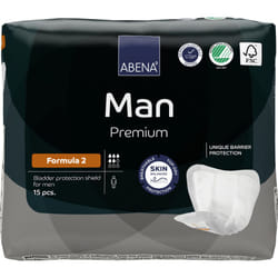 Abena Man Formula 2 Incontinence Pads for Men  Eco-Friendly Mens Incon