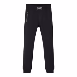 Name It Solid Coloured, Sweatpants, Male, Child, Black, 140 cm, Regular fit