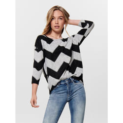 ONLY 15144286 Top (garment) Round neckline Long sleeve Elastane, Polyester