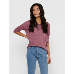 ONLY 15124402 Top (garment) Round neckline Long sleeve Elastane, Polyester