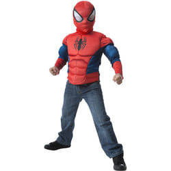 Rubie's 31548 Spider-Man Muscle Chest Shirt Costume Top Set & Mask (Age 4-6)