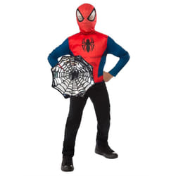 Rubie's 34114 Marvel Spider-Man Super Costume Top Set & Shield (Age 4-6 Years)