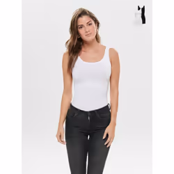 ONLY 15149050, Tank top, Adult, Female, Black, XS, Cotton, Elastane