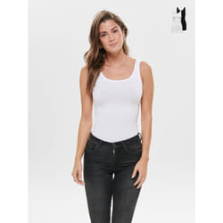 ONLY 15149050 Tank top Cotton, Elastane