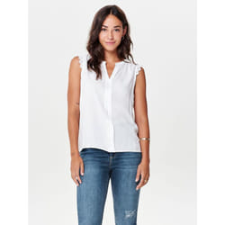 ONLY 15157656 Tank top V-neck Sleeveless Viscose