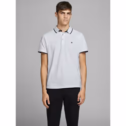 Jack & Jones 12136668, White, M, Cotton, Do not bleach, Do not tumble dry, Do not dry-clean