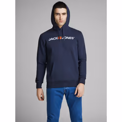 Jack & Jones 12137054, Adult, Blue, S, Cotton, Polyester, Do not bleach, Natural drying