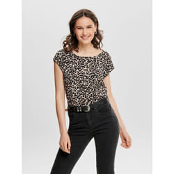 ONLY 15161116 Top (garment) Round neckline Short sleeve Elastane, Polyester
