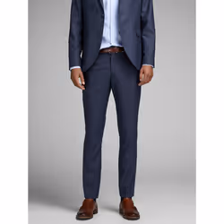 Jack & Jones 12141112, Adult, Blue, Elastane, Polyester, Wool, Do not bleach, Do not tumble dry, Do not iron