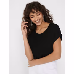 ONLY 15106662 T-shirt Round neckline Short sleeve Elastane, Polyester, Viscose - Additional view 6
