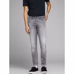 Jack & Jones 12147024, Grey, Jeans, Cotton, Elastane, Do not bleach, Do not tumble dry, Mild wash (40°C)