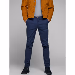 Jack & Jones 12150148, Cotton, Elastane, Blue