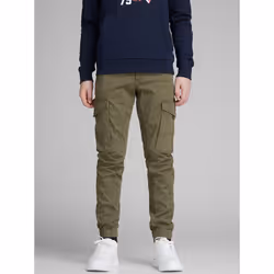 Jack & Jones 12151639, Male, Adult, Green, 170 cm, Cotton, Elastane, Do not bleach