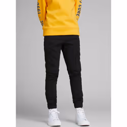 Jack & Jones 12151646, Male, Adult, Black, 164 cm, Cotton, Elastane, Do not bleach