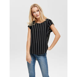 ONLY 15161116 Top (garment) Round neckline Short sleeve Elastane, Polyester