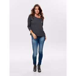ONLY 15177776 Top (garment) Round neckline 3/4 sleeve Elastane, Polyester - Additional view 5