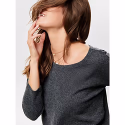 ONLY 15177776 Top (garment) Round neckline 3/4 sleeve Elastane, Polyester - Additional view 6