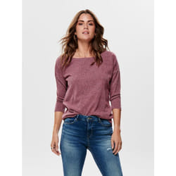 ONLY 15177776 Top (garment) Round neckline 3/4 sleeve Elastane, Polyester