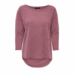ONLY 15177776 Top (garment) Round neckline 3/4 sleeve Elastane, Polyester
