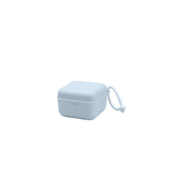 Pacifier box with elastic. Sterilizer box for pacifier. 100% BPA-free material. Baby Blue