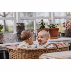 Colour Symmetrical Soother 2-Pack, BPA Free Dummy Pacifier, Symmetrical Nipple. Natural Rubber Latex, Made in Denmark, Size 1 (0-6 Months),