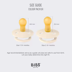 Colour Studio Soother 2-pack, BPA Free Dummy Pacifier, Round nipple. Natural Rubber Latex, Made in Denmark, Size 2 (6-18 Months), Pin Sage