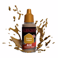 The Army Painter Warpaints Air: Barren Yellow, Yellow, Acrylic paint, liquid, 1 pc(s)