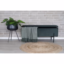 House Nordic 3981090 area rug Indoor Floor mat Round Jute Natural - Additional view 5