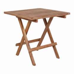 House Nordic Bilbao Side Table, Side/End table, Square shape, 4 leg(s), Foldable, Wood